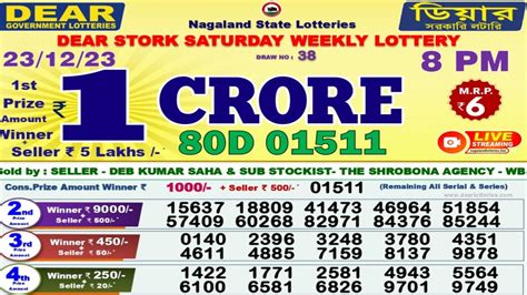 23 tarik lottery sambad|Lottery Sambad: Daily Results, Winning Result, 1 PM, 6PM, 8 PM.